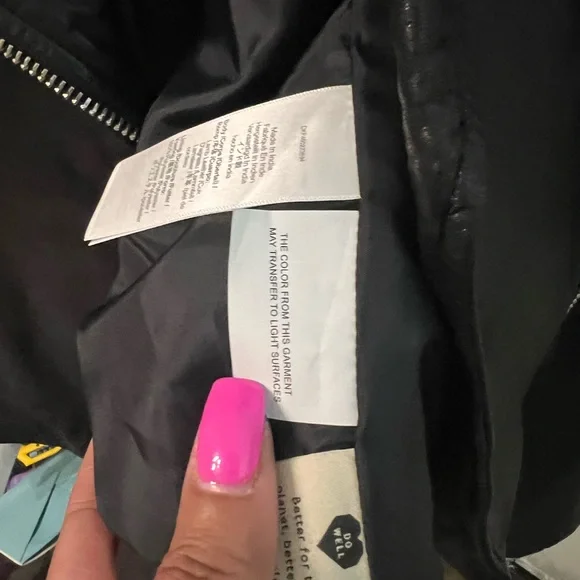 Madewell leather jacket NWT - Picture 5 of 13